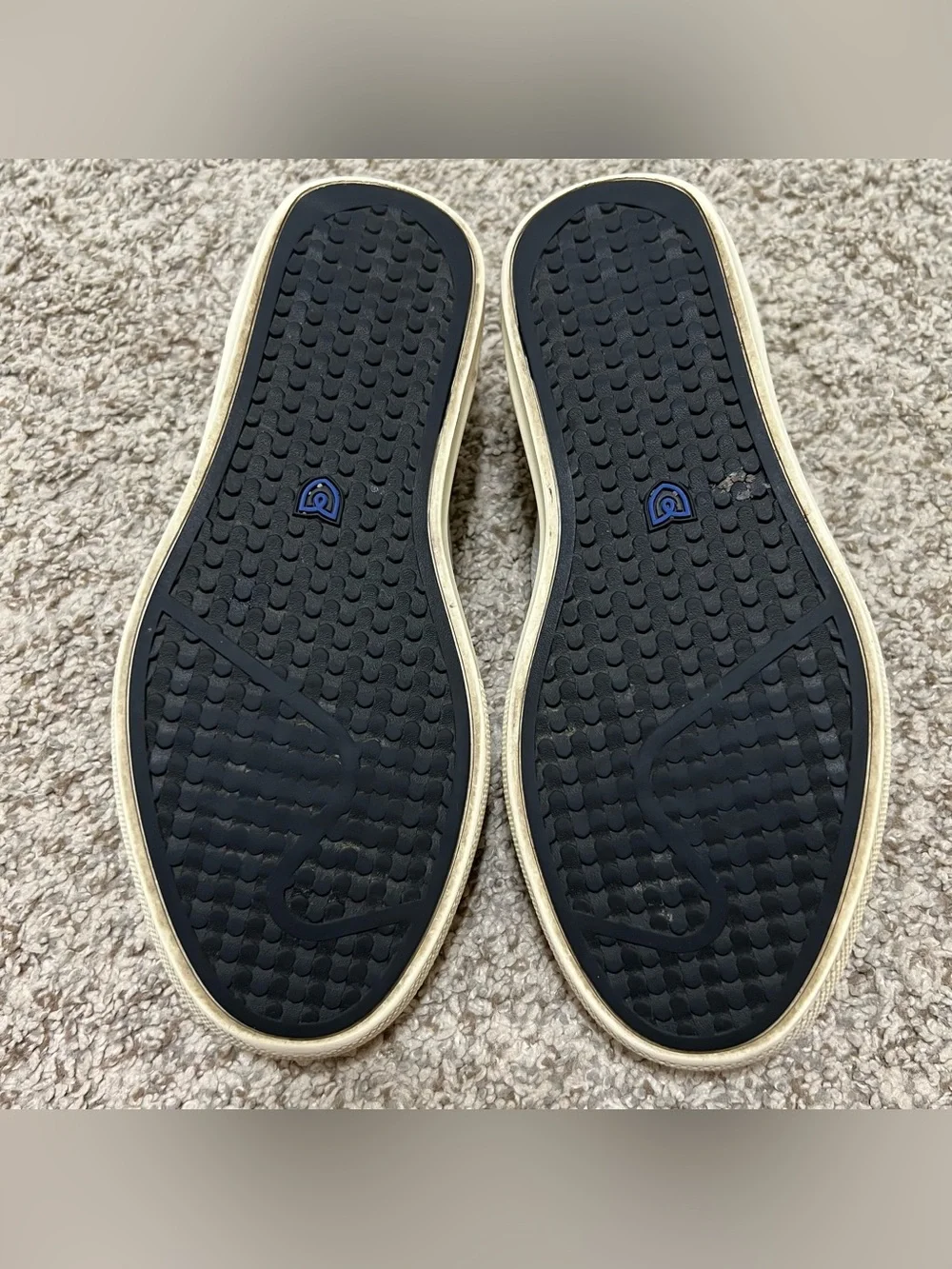 Rothy’s The Original Slip-On Sneakers Light Gray Women's Size 6